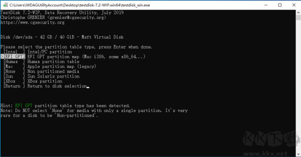 TestDisk(磁盤修復(fù)工具)