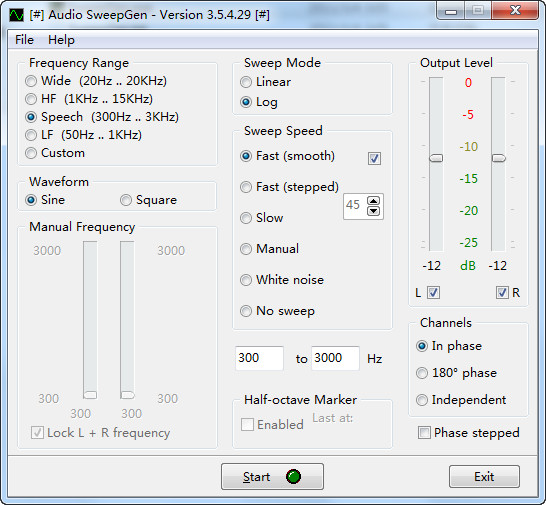 SweepGen音頻信號發(fā)生器 v3.7.6.38正式版