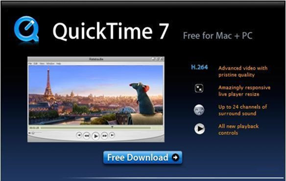 QuickTime Player v7.79.83.95 for Windows