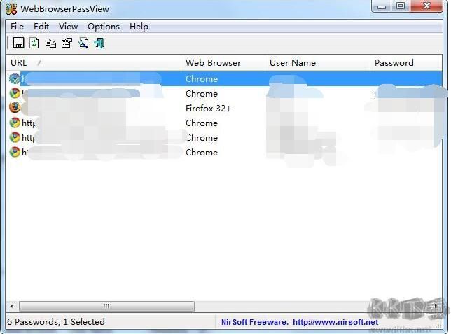 WebBrowserPassView 綠色版