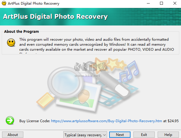 ArtPlus Digital Photo Recovery(照片恢復(fù)軟件)