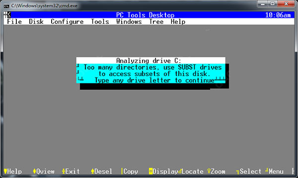 PCTools（DOS硬盤掃描修復(fù)工具）