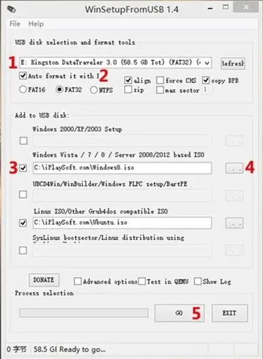 WinSetupFromUSB(U盤(pán)啟動(dòng)盤(pán)制作工具)