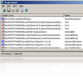 RegScanner(注冊表檢索工具)