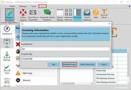 IVyBackup（備份還原工具）
