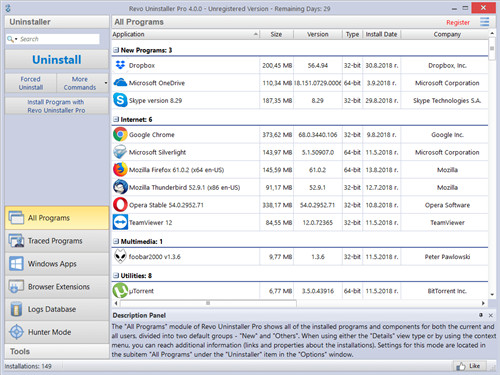 Revo Uninstaller Pro（卸載清除工具）