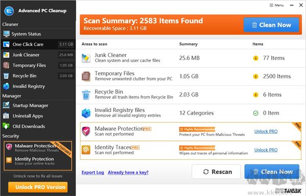 Advanced PC Cleanup(電腦系統(tǒng)清理軟件)