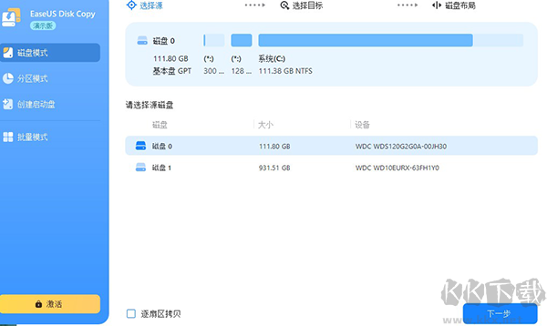 EaseUS Disk Copy（磁盤克隆工具）