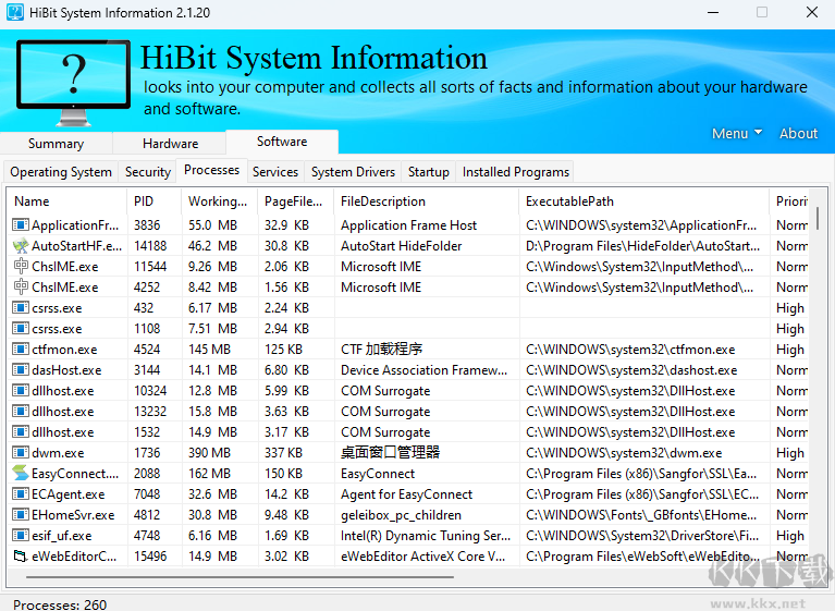 HiBit System Information(系統(tǒng)信息檢測(cè)工具)