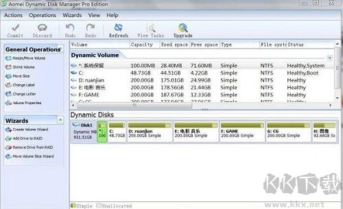 AOMEI Dynamic Disk Manager