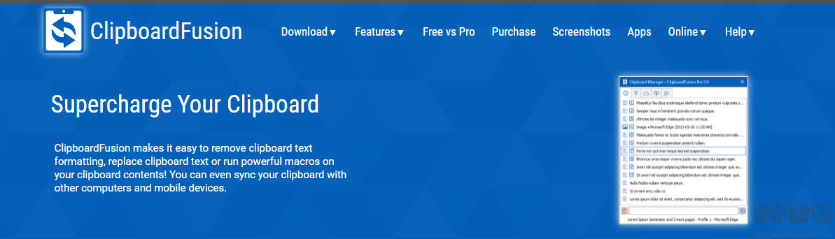 ClipboardFusion(剪貼板優(yōu)化工具)