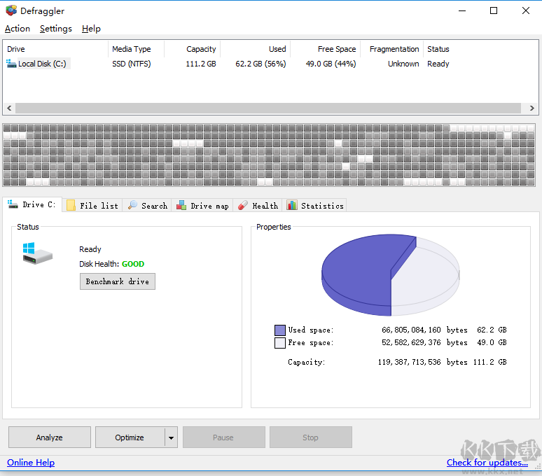 Defraggler(多功能磁盤整理軟件)
