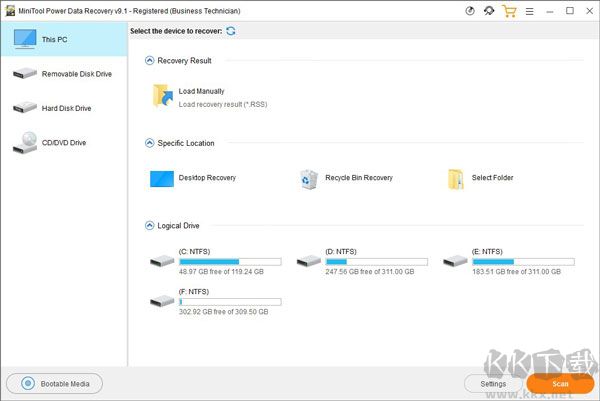 迷你兔數(shù)據(jù)恢復(fù)軟件 v14.0 電腦版免費(fèi)版