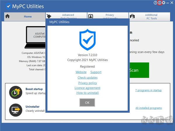 MyPC Utilities v8.0.0.1