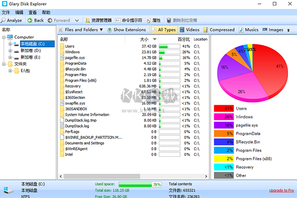 Glary Disk Explorer v6.0.1.4