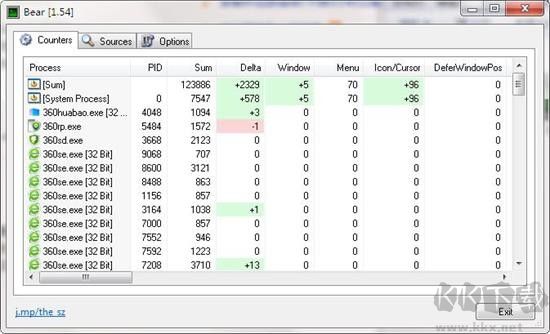 bear(進程查看器)