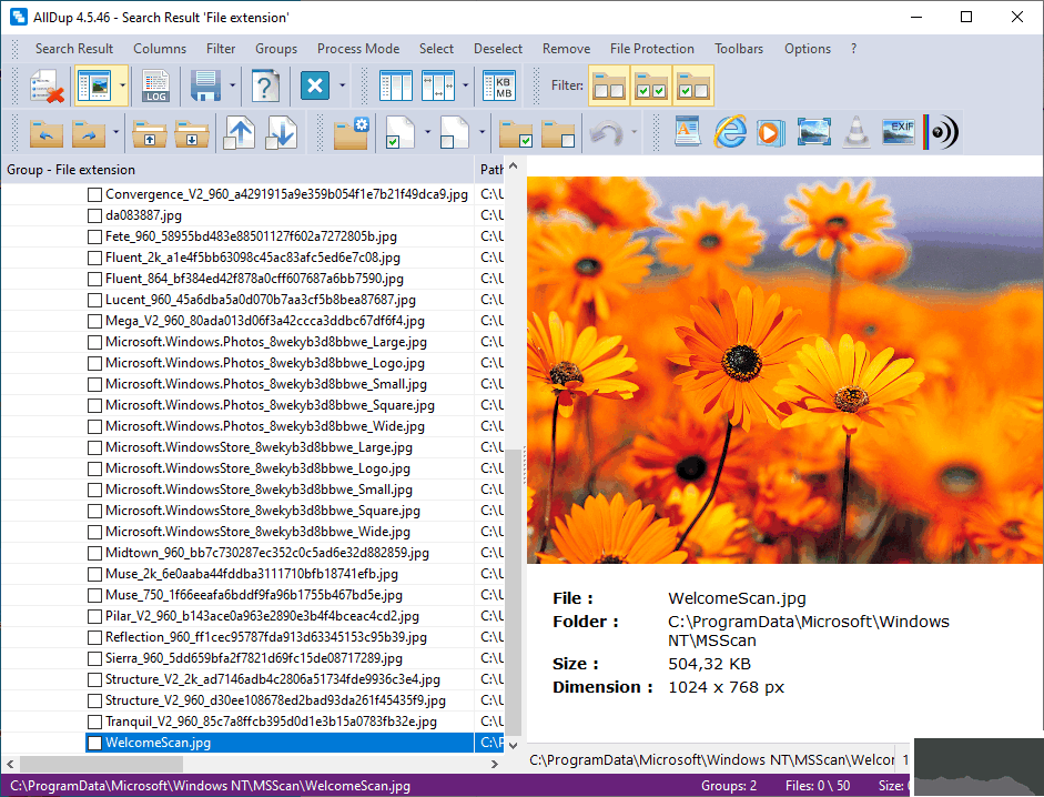 AllDup(重復(fù)文件查找工具)
