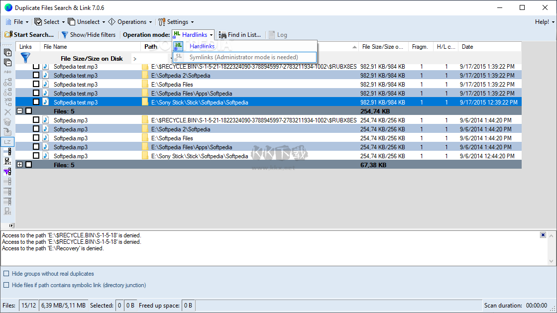 Duplicate Same Files Searcher