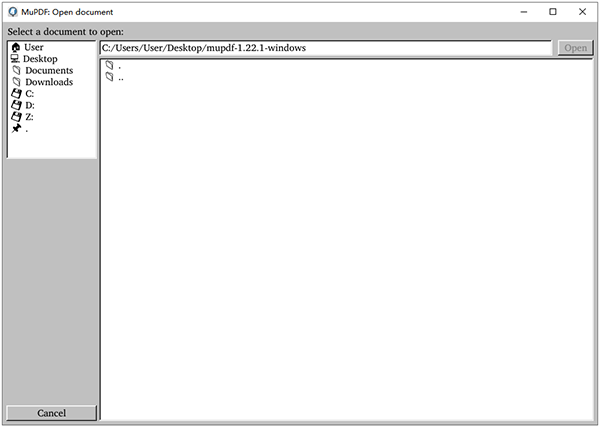 MuPDF（PDF閱讀器）