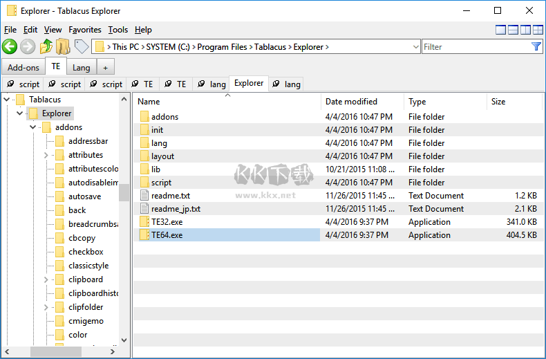 Tablacus Explorer v24.2.16 多標(biāo)簽文件管理器