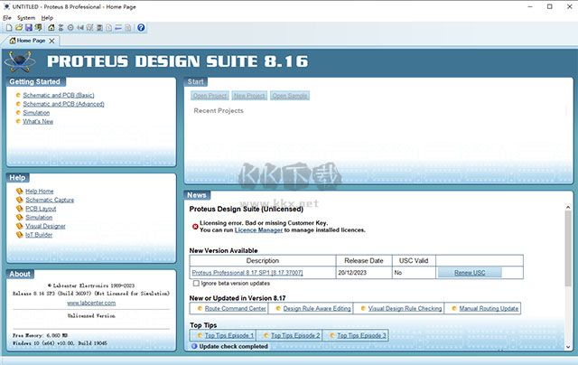 Proteus v8.16 單片機(jī)模擬仿真軟件