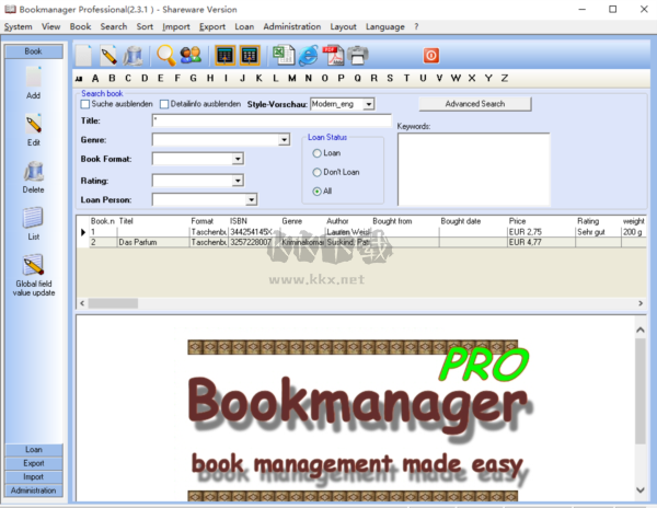 BookManager文檔管理書架 v2.2