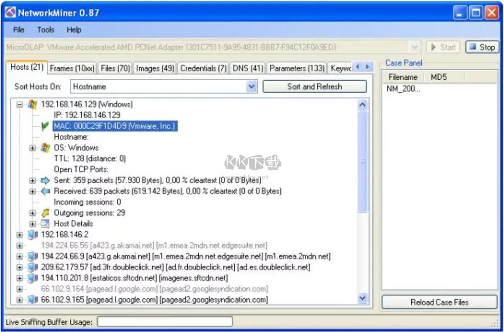 NetworkMiner專業(yè)版(網(wǎng)絡(luò)數(shù)據(jù)分析)