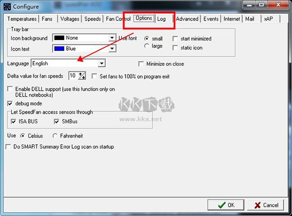SpeedFan風扇調(diào)節(jié)工具語言選擇