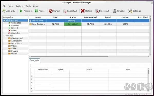 Flareget Download Manager(高速下載工具)