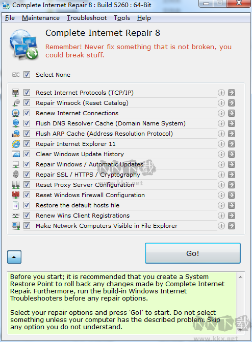 Complete Internet Repair客戶端