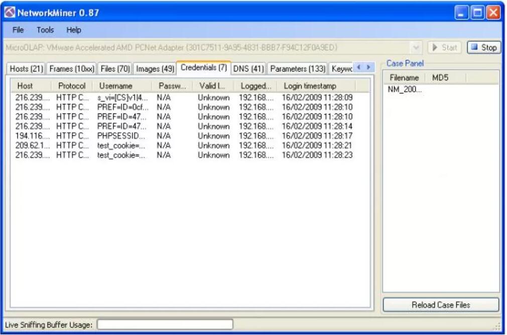 NetworkMiner Pro v0.87 (網(wǎng)絡(luò)數(shù)據(jù)分析)